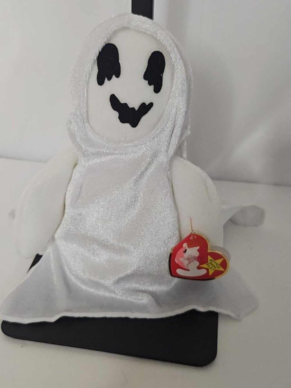 Vintage Ty Beanie Baby Sheets the Ghost 1999 Halloween Plush - Picture 2 of 4